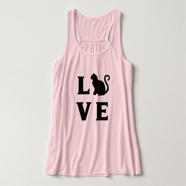 Love Cat Singlet (Design Front)