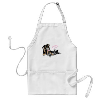 love cats and dogs standard apron