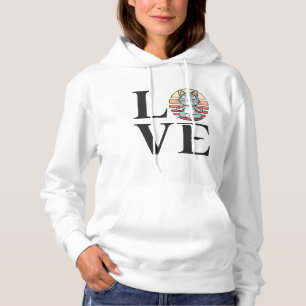 Love cats and meditation hoodie