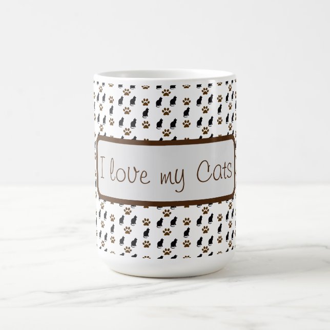 Love Cats Coffee Mug (Center)