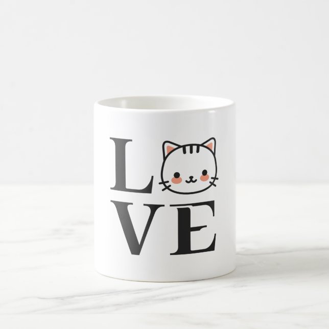 Love Cats Coffee Mug (Center)