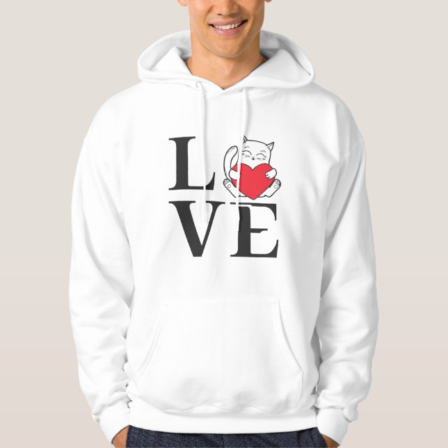 Love Cats Hoodie (Front)