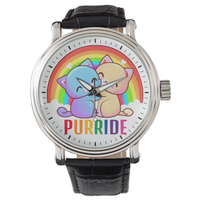 Love Cats Rainbow Watch (Front)