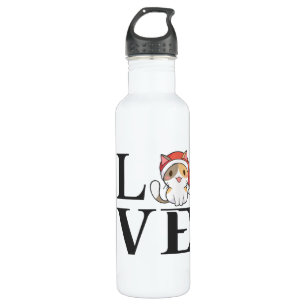 Love Cats – Santa Kitten 710 Ml Water Bottle