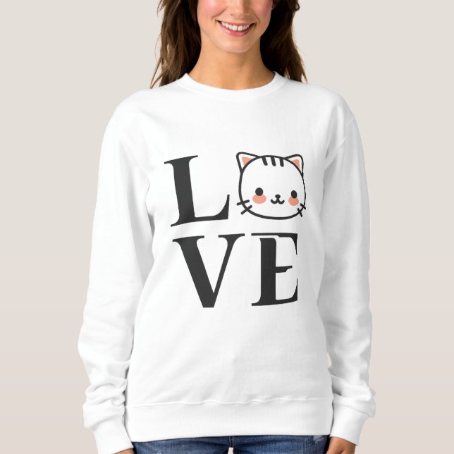 Love Cats Sweatshirt (Front)