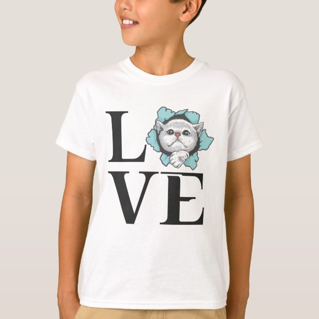 Love Cats T-Shirt (Front)