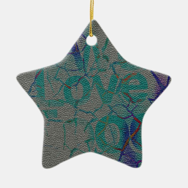 Love Ceramic Tree Decoration (Front)