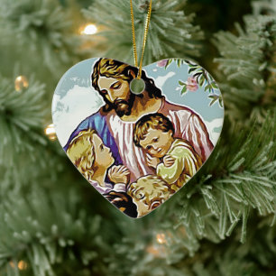 Love ceramic tree decoration