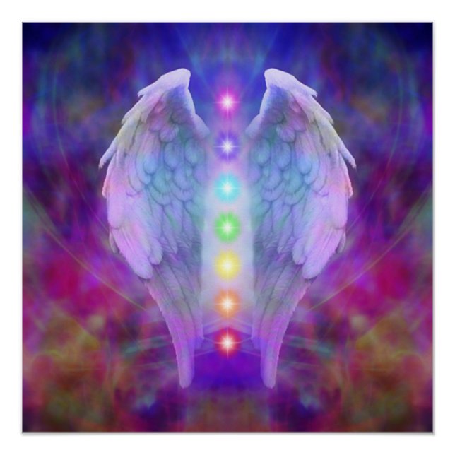 Love,chakra,angel,god,healer,healing,yoga,heal,yog Poster (Front)
