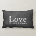 Love Chalkboard Personalised Pillow<br><div class="desc">Love Chalkboard Personalised Pillow</div>