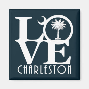 LOVE Charleston SC  Magnet