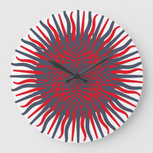 LOVE Che viste vers 2024 by MASANSER PIXELAT Large Clock