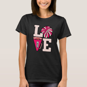 Love Cheerleading Cheerleader Cheer Squad Coach Gr T-Shirt