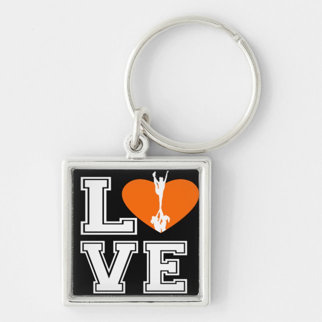Love Cheerleading Key Ring (Front)