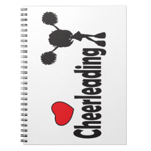 Love Cheerleading Spiral Notebook