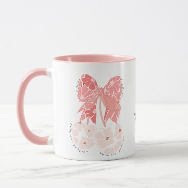 Love cherry much funny fruit mug (Left)