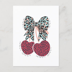 Love cherry much funny fruit postcard