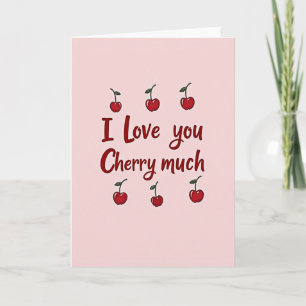 Love Cherry Pun Card