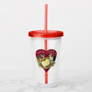 Love Chickies Acrylic Tumbler