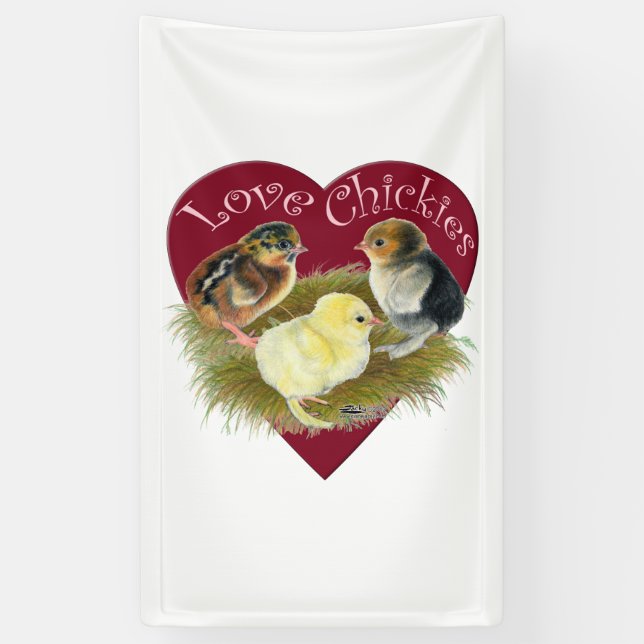 Love Chickies Banner (Vertical)