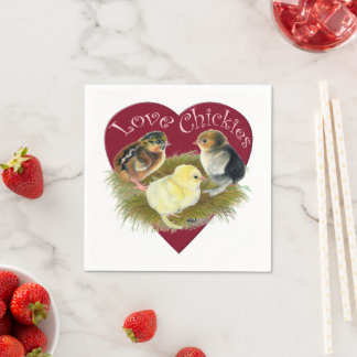 Love Chickies Napkin