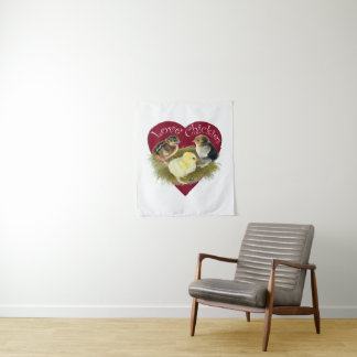 Love Chickies Tapestry