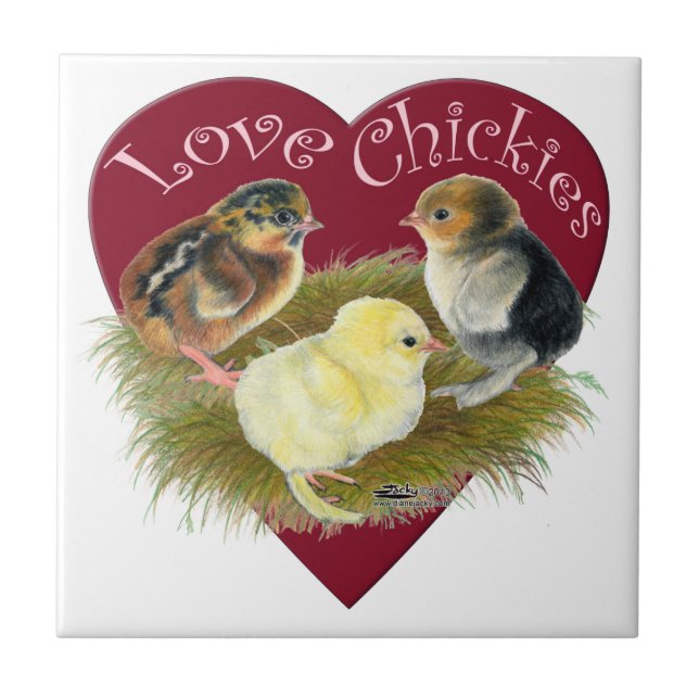 Love Chickies Tile (Front)