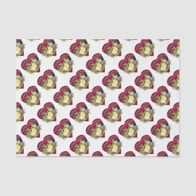 Love Chickies Tissue Paper (Front)