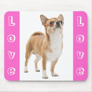 Love Chihuahua Puppy Dog Mouse Pad