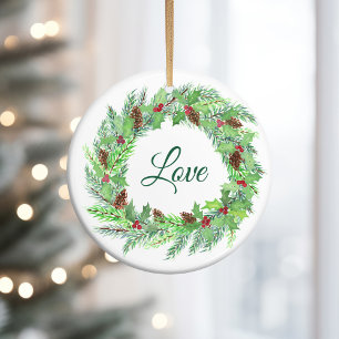 Love Christmas Advent Ornament