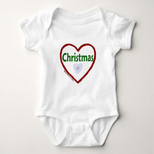 Love Christmas Baby Bodysuit