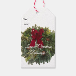 Love & Christmas Blessings Gift Tags