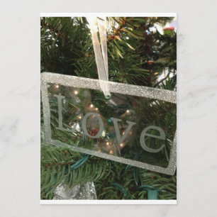 "LOVE" CHRISTMAS PARTY INVITATION