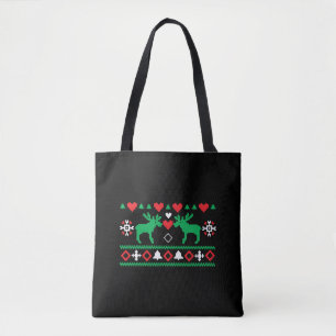 Love Christmas Ugly Tote Bag