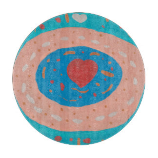 Love Circles Cutting Board