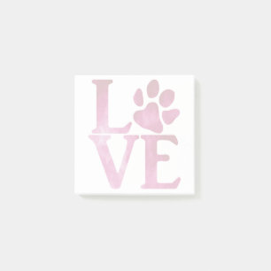 Love Classic Bright Pink Post-it Notes