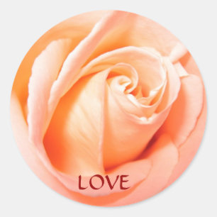 LOVE CLASSIC ROUND STICKER