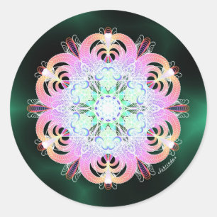 Love Classic Round Sticker
