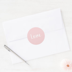 Love - classic round sticker
