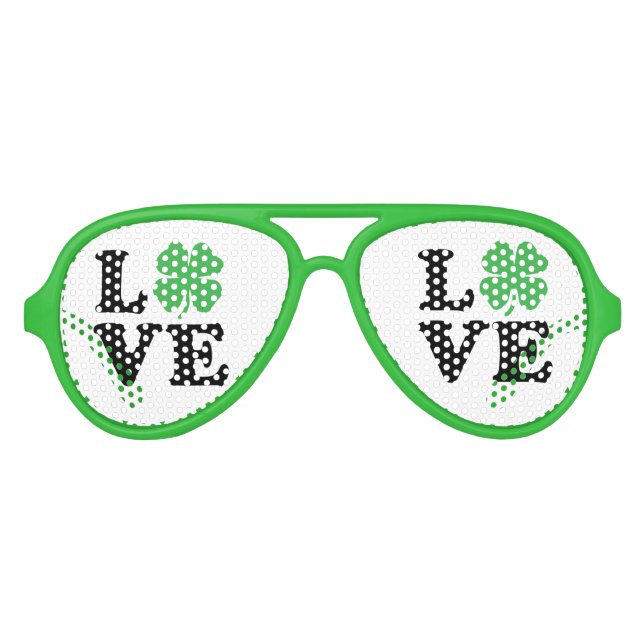 Love Clover Aviator Sunglasses (Front)