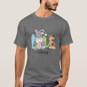Love CMA Life Gnome Egg Easter Day 2021 Kids T-Shirt
