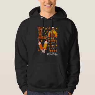 Love Cma Nurse Life Turkey Syringe Nursing Thanksg Hoodie