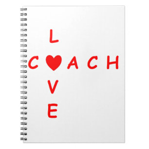 love coach spiral notebook
