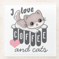 Love Coffee and Cats Cute