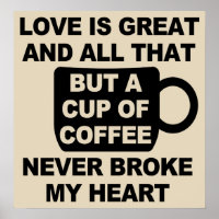 Love Coffee Break My Heart