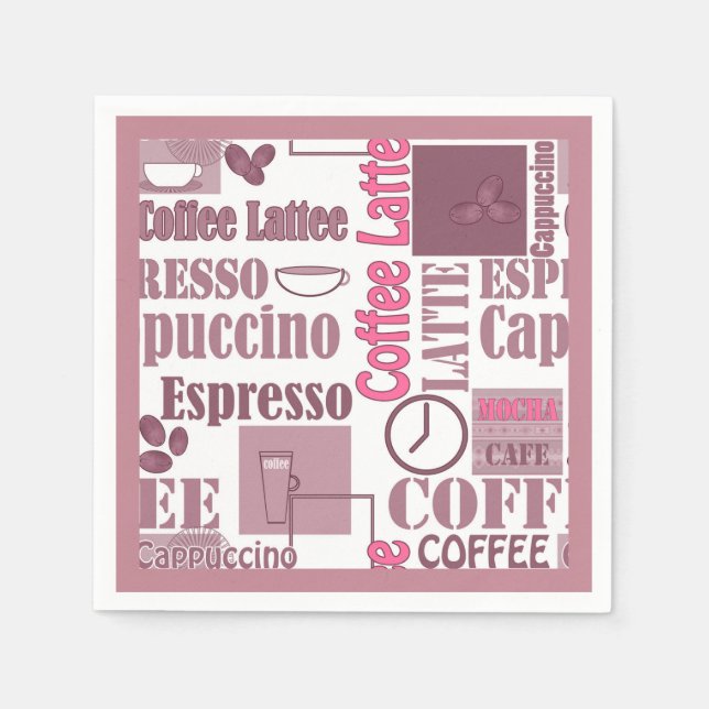 Love coffee napkin (Front)
