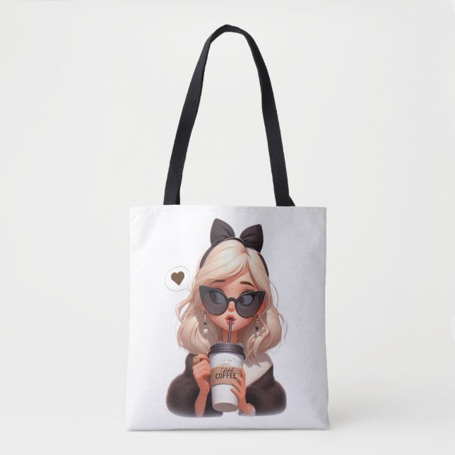 Love coffee tote bag (Front)