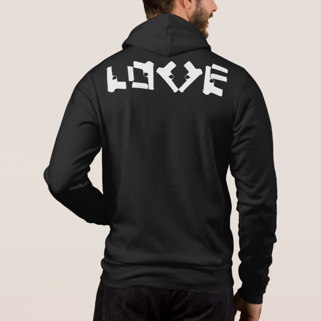 LOVE Collection Black Hoodie (Back)