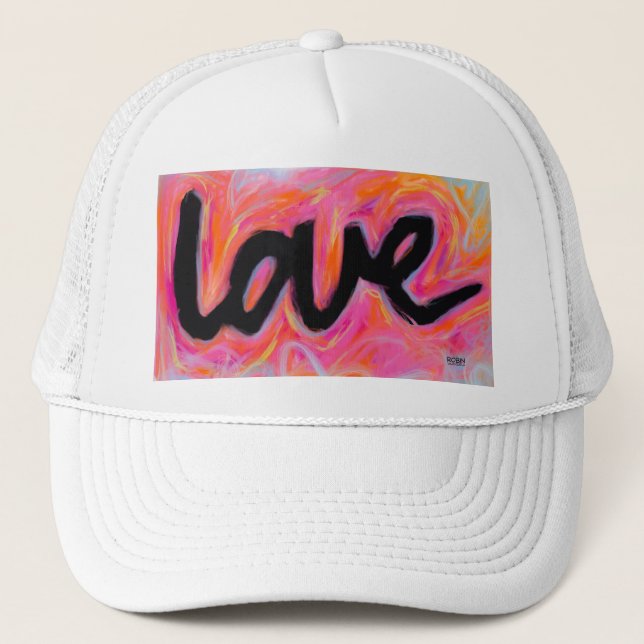 "LOVE" Collection I Trucker Style Hat (Front)