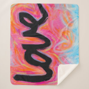"LOVE" Collection Sherpa Blanket